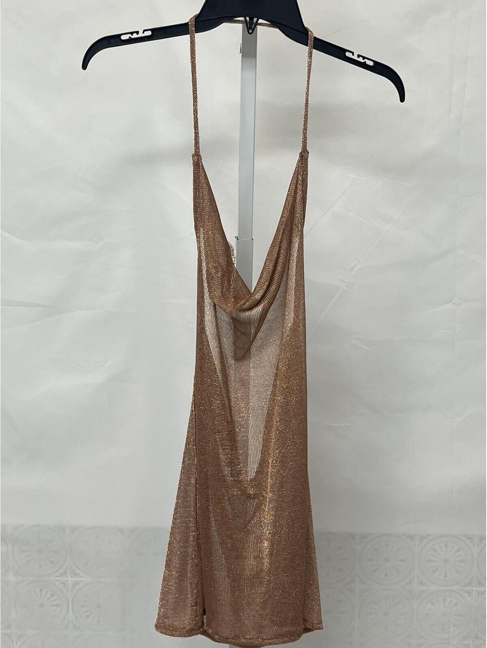 superdown Brina Mini Dress in Rose Gold - Picture 3 of 7